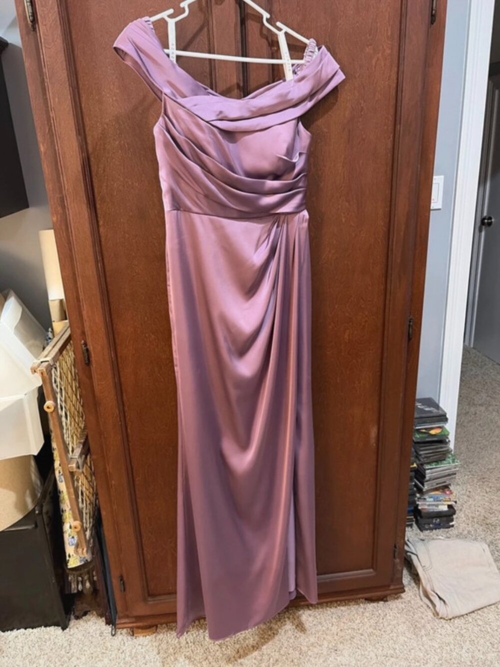 AZAZIE Bedford off the shoulder mother of bride/groom DRESS size 4 A4